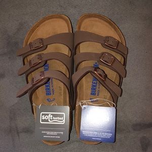Birkenstock, Mocha Florida Style Size 36